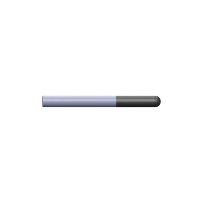 Picture of CRYSTALLUME P820-200094-1 End Mill Ball Nose High Helix Standard Diamond Ball End 0.375 Diameter 0.375 Shank 4.000 OAL 1.500 LOC4 Flute Diamond