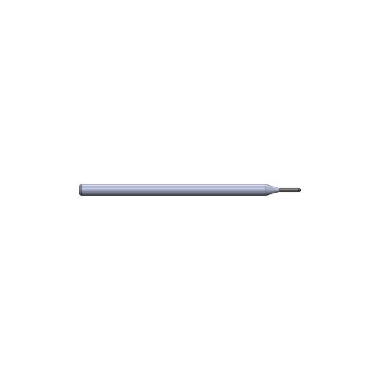 Picture of CRYSTALLUME P820-200928-1 End Mill Ball Nose High Helix Deep Cavity End Mill Ball End 0.039 Diameter 0.125 Shank 2.500 OAL 0.248 LOC4 Flute Diamond