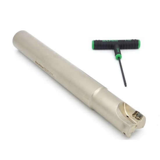Picture of DAPRA SSER1250-10000-SS-R45-2C WOF 90.0°, End Mill 1.250 Cutter Diameter Weldon 1.250 Shank 10.00 OAL 2 Flute