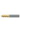 Picture of EMUGE 2670TZ.016030 DIA 16MM SH 0.6299 LOC 1.2598 OAL 3.6220 End Mill Standard Flute High Helix Carbide TiN + TiAIN Single End Corner Radius 0.1181 3.00MM TiNox-Cut