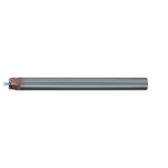 Picture of EMUGE 2678AZ.011010 DIA 11MM SH 0.4724 LOC 0.1378 OAL 4.2520 End Mill Taper Flute Carbide TiAlN Single End Corner Radius 0.0394 1.00MM Turbine Program
