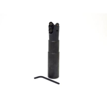 Picture of DAPRA TREM25-65-R6-2 Button Cutter,End Mill 0.984 Cutter Diameter Weldon 0.984 Shank 4.760 OAL 2 Flute