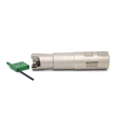 Picture of DAPRA TREM32-75-R6-2 Button Cutter,End Mill 1.260 Cutter Diameter Weldon 1.259 Shank 5.240 OAL 2 Flute