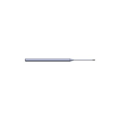 Picture of CRYSTALLUME P38-005118-1 End Mill Corner Radius High Helix Lightning Series 0.0050 End 0.031 Diameter 0.125 Shank 3.000 OAL 0.093 LOC4 Flute Diamond