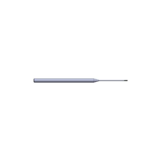 Picture of CRYSTALLUME P38-005118-1 End Mill Corner Radius High Helix Lightning Series 0.0050 End 0.031 Diameter 0.125 Shank 3.000 OAL 0.093 LOC4 Flute Diamond