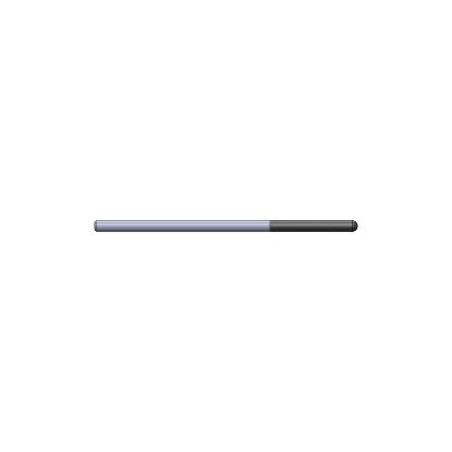Picture of CRYSTALLUME P38-200012-1 End Mill Ball Nose High Helix Lightning Series Sharp End 0.125 Diameter 0.125 Shank 3.000 OAL 1.000 LOC4 Flute Diamond