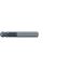 Picture of EMUGE 2834A.006 DIA 6MM SH 0.2362 LOC 0.2362 OAL 2.2441 End Mill Standard Flute Standard Helix Carbide TiAlN Single End Ball Nose Hard-Cut