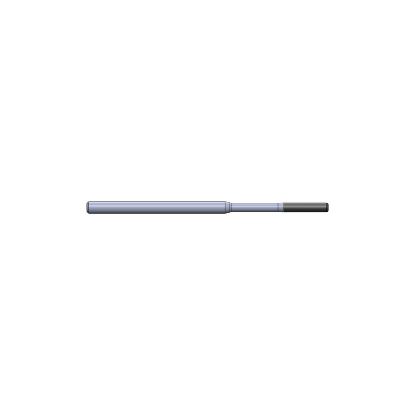 Picture of CRYSTALLUME P820-200417-1 End Mill Corner Radius High Helix Mold Makers 0.0200 End 0.093 Diameter 0.125 Shank 2.500 OAL 0.468 LOC4 Flute Diamond