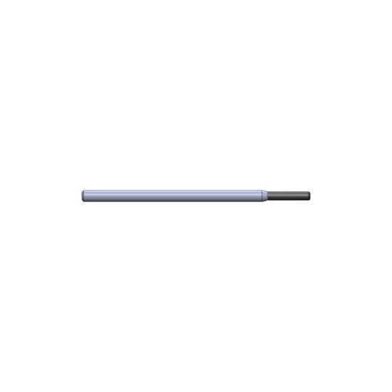 Picture of CRYSTALLUME P820-200697-1 End Mill Corner Radius High Helix Mold Makers 0.0200 End 0.093 Diameter 0.125 Shank 2.500 OAL 0.468 LOC4 Flute Diamond