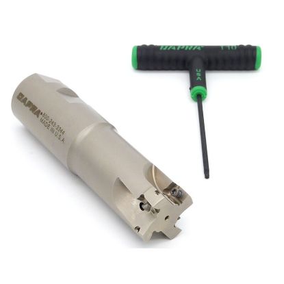 Picture of DAPRA SSEM1250-1250-R45-4C 90.0°, End Mill 1.250 Cutter Diameter Weldon 1.250 Shank 4.780 OAL 4 Flute
