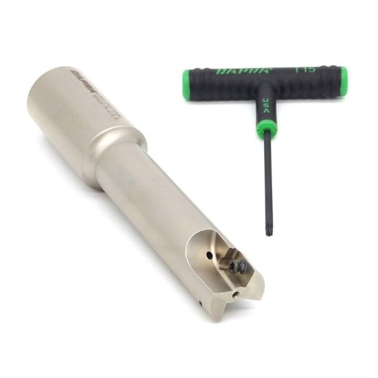 Picture of DAPRA CC-SSER1000-4000-R55-2 90.0°, End Mill 1.000 Cutter Diameter Weldon 1.250 Shank 6.280 OAL 2 Flute