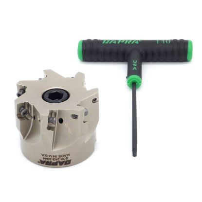 Picture of DAPRA SSSM2000-0750-R45-7C 90.0°, Face Mill 2.000 Cutter Diameter Face Mill 0.750 Shank 7 Flute