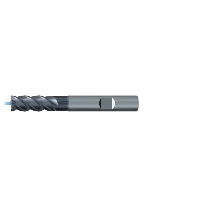 Picture of EMUGE 2651AZ.010 DIA 10MM SH 0.3937 LOC 0.8661 OAL 3.1496 End Mill Standard Flute Coolant High Helix Carbide TiAlN Single End Square Sharp TiNox-Cut