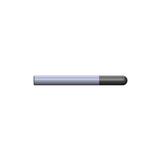 Picture of CRYSTALLUME B2-200024-1 End Mill Ball Nose High Helix Stealth Series Ball End 0.250 Diameter 0.250 Shank 2.500 OAL 0.750 LOC4 Flute Diamond