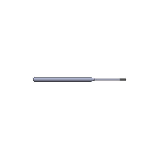 Picture of CRYSTALLUME P38-005135-1 End Mill Sharp High Helix Lightning Series Sharp End 0.062 Diameter 0.125 Shank 3.000 OAL 0.187 LOC4 Flute Diamond