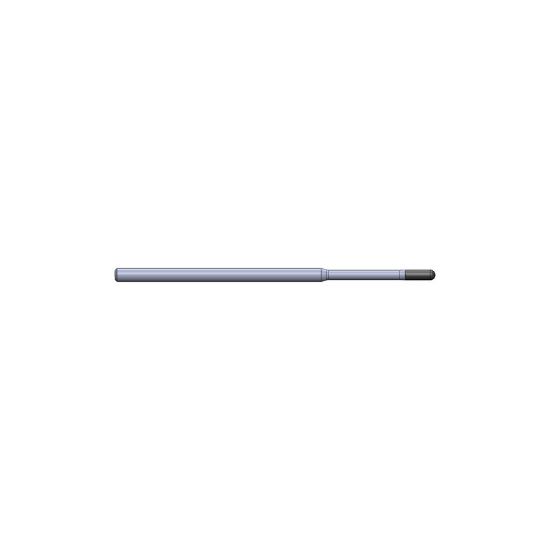 Picture of CRYSTALLUME P38-005140-1 End Mill Ball Nose High Helix Lightning Series Ball End 0.093 Diameter 0.125 Shank 3.000 OAL 0.281 LOC4 Flute Diamond