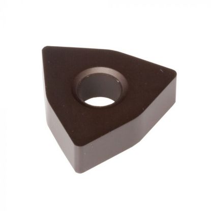 Picture of DORIAN WNMA432 KEU DKC15RT Turning Insert Trigon 0.031 Corner Radius Carbide TiN + TiCNB + Al2 + TiO2 + 3Al2O3