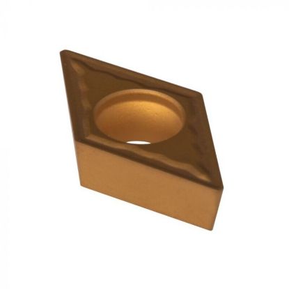 Picture of DORIAN DCMT32.52-MEM-DMC30UT Turning Insert 55.0° 0.031 Corner Radius Carbide TiCN + TiN