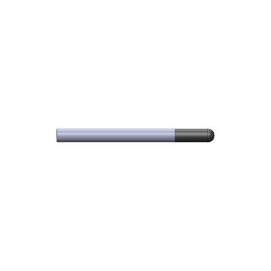 Picture of CRYSTALLUME P820-200718-1 End Mill Ball Nose High Helix Mold Makers Ball End 0.500 Diameter 0.500 Shank 6.000 OAL 1.500 LOC4 Flute Diamond