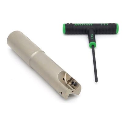 Picture of DAPRA SSEM1000-1000-R55-2LC 90.0°, End Mill 1.000 Cutter Diameter Weldon 1.000 Shank 5.280 OAL 2 Flute