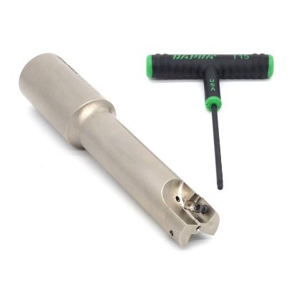 Picture of DAPRA SSER1000-4000-R55-2C 90.0°, End Mill 1.000 Cutter Diameter Weldon 1.250 Shank 6.280 OAL 2 Flute