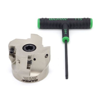 Picture of DAPRA SSSM2000-0750-R55-4C 90.0°, Face Mill 2.000 Cutter Diameter Face Mill 0.750 Shank 1.500 OAL 4 Flute