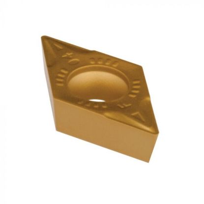 Picture of DORIAN DCMT21.51-PEF-DPC25UT Turning Insert 55.0° 0.015 Corner Radius Carbide Al2O3 + TiCN + Al2O3 + TiCN