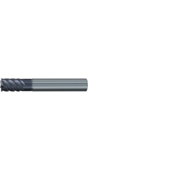 Picture of EMUGE 1825A.012 DIA 12MM SH 0.4724 LOC 0.6299 OAL 2.8740 End Mill Standard Flute High Helix Carbide TiAlN Single End Square Sharp Hard-Cut