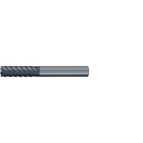 Picture of EMUGE 1828A.0625 DIA 5/8 SH 0.6250 LOC 2.00 OAL 4.2500 End Mill Standard Flute High Helix Carbide TiAlN Single End Square Sharp Hard-Cut