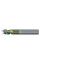 Picture of EMUGE 2890RZ.025030 DIA 25MM SH 0.9843 LOC 1.1811 OAL 4.9213 End Mill Standard Flute/With Coolant Variable Helix Carbide CrN Single End Corner Radius 0.1181 3.00MM Alu-Cut