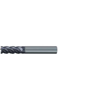Picture of EMUGE 2892A.020 DIA 20MM SH 0.7874 LOC 1.4961 OAL 4.0945 End Mill Carbide TiAlN Single End 45.0° Chamfer Multi-Cut