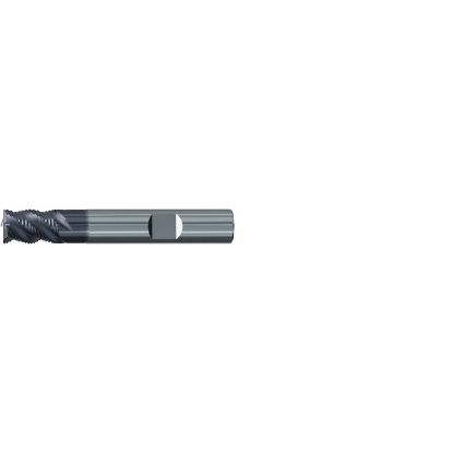 Picture of EMUGE 2897A.016 DIA 16MM SH 0.6299 LOC 0.8661 OAL 3.2283 End Mill Carbide TiAlN Single End 45.0° Chamfer Multi-Cut