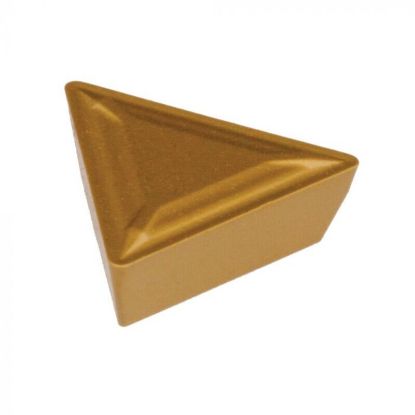 Picture of DORIAN TPMR221 PEU DPC15HT Turning Insert Triangle 0.015 Corner Radius Carbide Al2O3 + TiCN + Al2O3 + TiCN