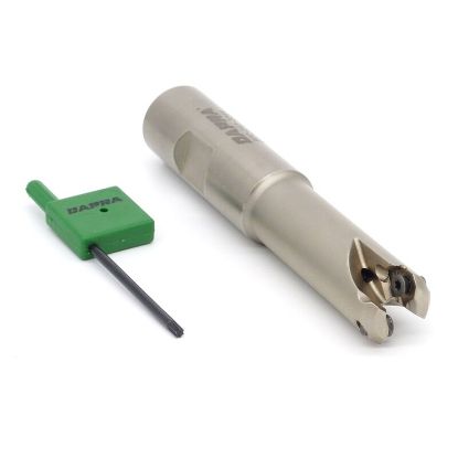 Picture of DAPRA TREM075-200-R3-2C Button Cutter,End Mill 0.750 Cutter Diameter Weldon 0.750 Shank 4.030 OAL 2 Flute