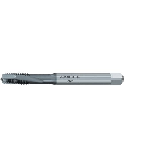 Picture of EMUGE B438J401.0080 Tap M8-1.25MM Mod Bottom Metric DIN/DIN 2.0P-3.0P HSS HSSE-Powder Metal TiCN