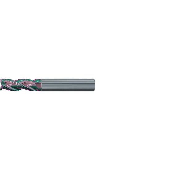 Picture of EMUGE 2548K.012 DIA 12MM SH 0.4724 LOC 1.0236 OAL 3.2677 End Mill Carbide GLT Single End Square Sharp Alu-Cut