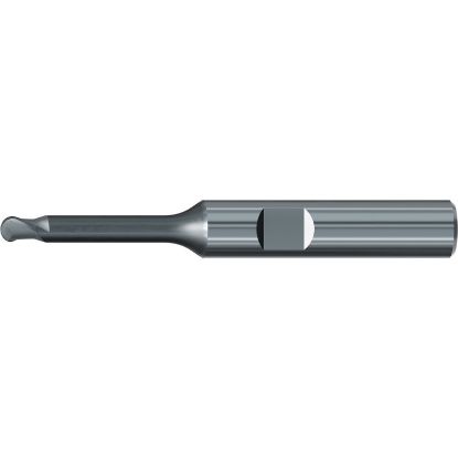 Picture of EMUGE 2623D.300616 DIA 3MM SH 0.2362 LOC 0.3937 OAL 1.8504 End Mill Ball Nose Carbide Diamond Single End Ball Nose Dental Mills