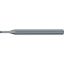 Picture of EMUGE 2640.10005 DIA 1MM SH 0.1575 LOC 0.0315 OAL 1.9685 End Mill Torus Standard Helix CBN Uncoated Single End Corner Radius 0.0020 0.05MM Micro