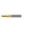 Picture of EMUGE 2658TZ.006010 DIA 6MM SH 0.2362 LOC 0.5118 OAL 2.4409 End Mill Standard Flute High Helix Carbide TiN + TiAIN Single End Corner Radius 0.0394 1.00MM TiNox-Cut