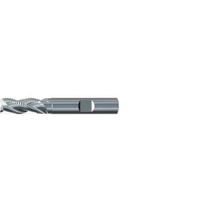 Picture of EMUGE 2549.005 DIA 5MM SH 0.2362 LOC 0.3937 OAL 2.2441 End Mill Carbide Uncoated Single End Square Sharp Alu-Cut