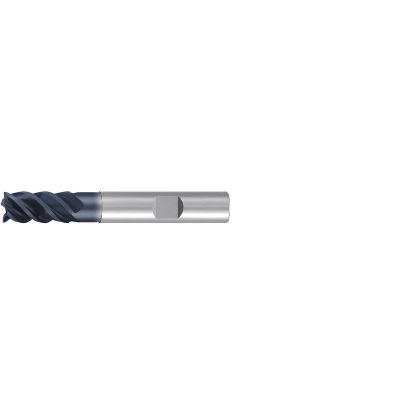 Picture of EMUGE 2820A.0750 DIA 3/4 SH 0.7500 LOC 1.50 OAL 4.00 End Mill Standard Flute High Helix Carbide TiAlN Single End Square Sharp Jet-Cut