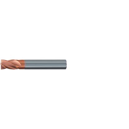 Picture of EMUGE 1916A.020 DIA 20MM SH 0.7874 LOC 1.1811 OAL 3.6220 End Mill Standard Flute Variable Helix Carbide TiAlN Single End Square Sharp TOP-Cut