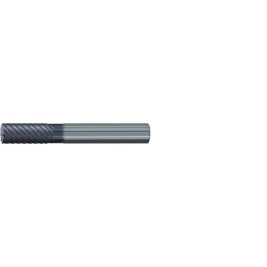 Picture of EMUGE 2887A.016 DIA 16MM SH 0.6299 LOC 1.2598 OAL 3.6220 End Mill Standard Flute Standard Helix Carbide TiAlN Single End Square Sharp Jet-Cut