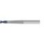 Picture of EMUGE 1983A.108 DIA 8MM SH 0.3150 LOC 0.2756 OAL 3.9370 End Mill Torus Standard Helix Carbide TiAlN Single End Corner Radius 0.0984 2.50MM Hard-Cut