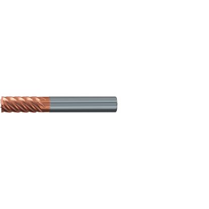 Picture of EMUGE 2522A.012 DIA 12MM SH 0.4724 LOC 1.0236 OAL 3.2677 End Mill Standard Flute Variable Helix Carbide TiAlN Single End Square Sharp TOP-Cut