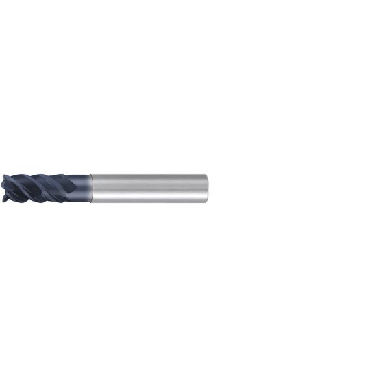 Picture of EMUGE 2815A.0750 DIA 3/4 SH 0.7500 LOC 1.50 OAL 4.00 End Mill Standard Flute High Helix Carbide TiAlN Single End Corner Radius 0.0500 1.27MM Jet-Cut