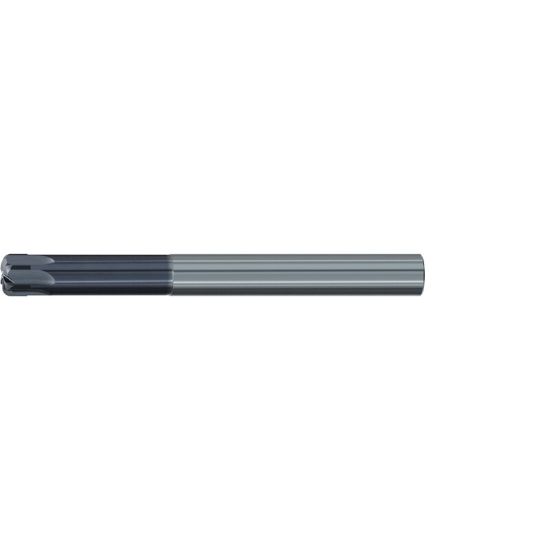 Picture of EMUGE 2877A.012010 DIA 12MM SH 0.4724 LOC 0.2756 OAL 3.9370 End Mill Torus Standard Helix Carbide TiAlN Single End Corner Radius 0.0394 1.00MM Hard-Cut