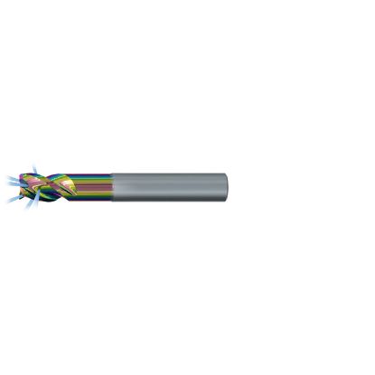 Picture of EMUGE 2889RZ.016 DIA 16MM SH 0.6299 LOC 0.7874 OAL 3.7795 End Mill Standard Flute Coolant Variable Helix Carbide CrN Single End Square Sharp Alu-Cut