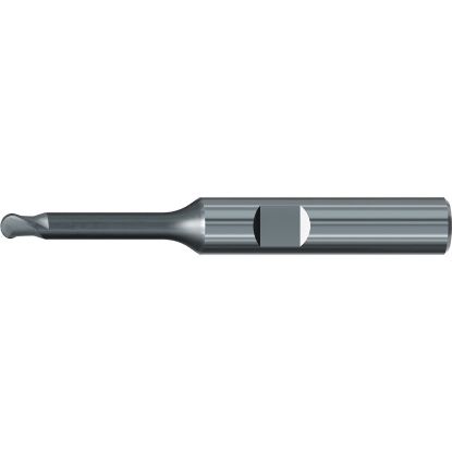 Picture of EMUGE 2623E.200620 DIA 2MM SH 0.2362 LOC 0.6299 OAL 1.8504 End Mill Ball Nose Carbide Diamond Single End Ball Nose Dental Mills