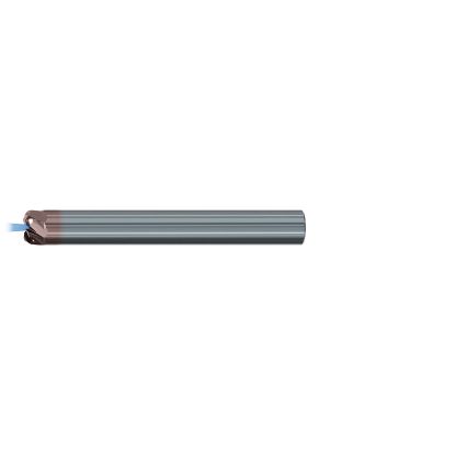 Picture of EMUGE 2676AZ.012010 DIA 12MM SH 0.4724 LOC 0.1181 OAL 4.2520 End Mill Taper Flute Carbide TiAlN Single End Corner Radius 0.0394 1.00MM Turbine Program